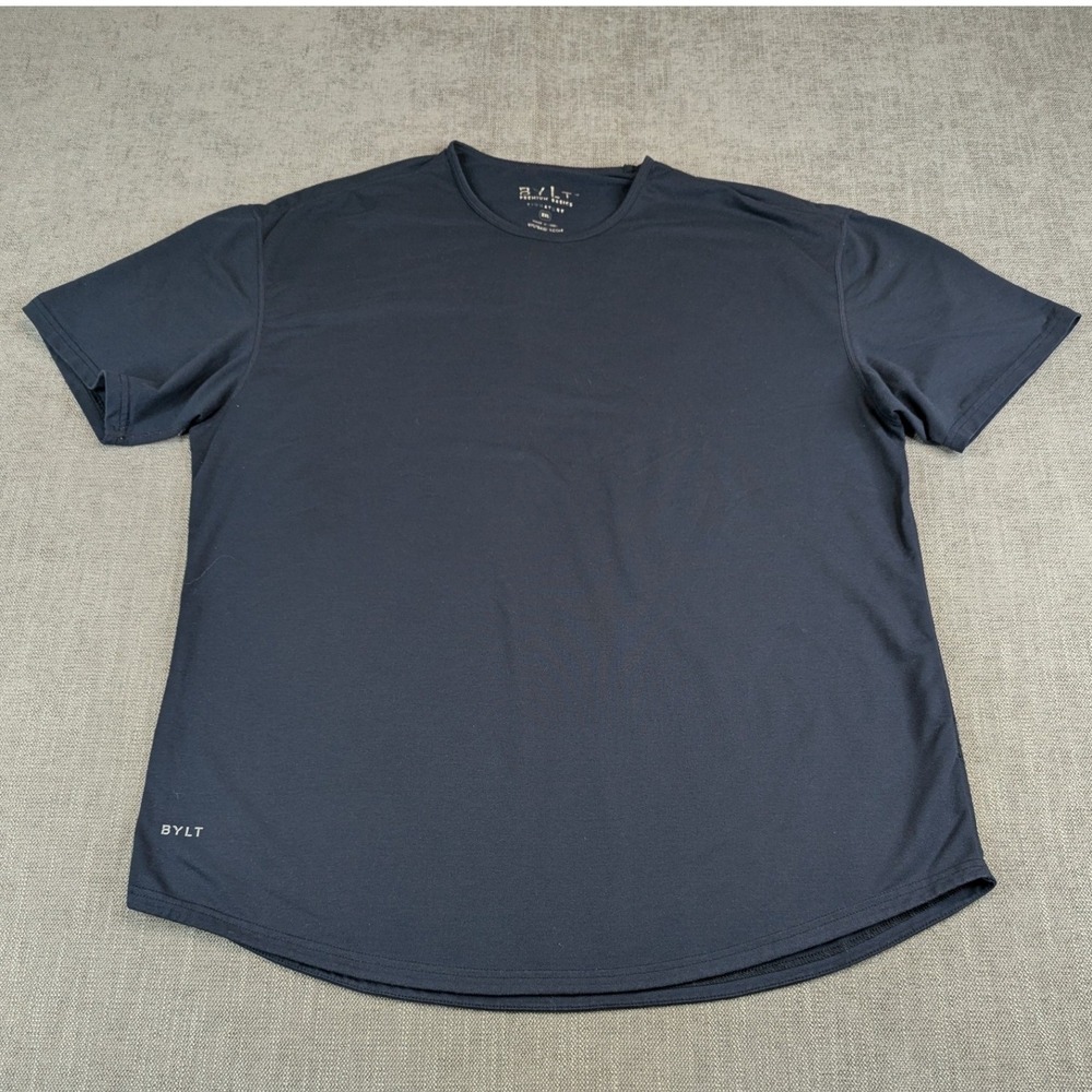 BYLT Shirts Mens XXL Multicolor Solid Pocket Tee AOP Performance Active Lot of 4 - Picture 7 of 12